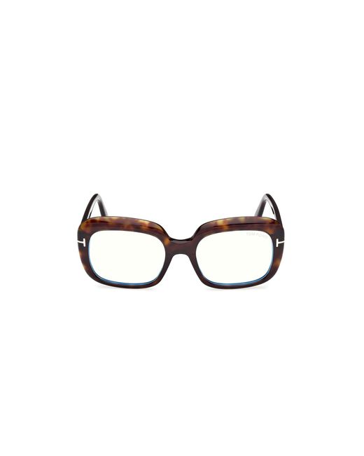 Tom Ford Black Ft6096-B 052 Optical Frames Acetate Squared Normal