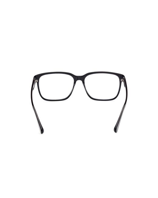 Timberland Black Tb50034 001 Optical Frames Acetate Squared Normal for men