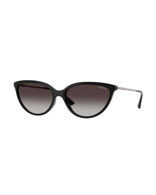 Vogue Eyewear Black Vo5672S W44/8G Sunglasses Nylon Cat Eye Normal Nuanced