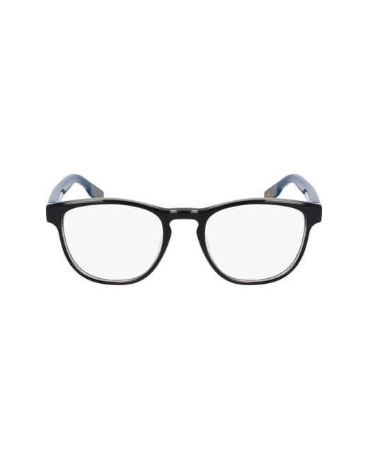 Nike Black 7162 445 Optical Frames Recycled Pet Round Normal for men