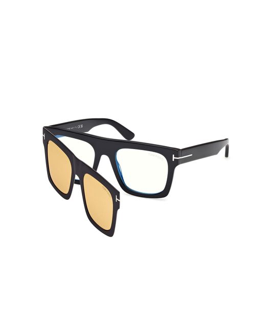 Tom Ford Black Ft6068-B 001 Optical Frames Acetate Squared Normal for men