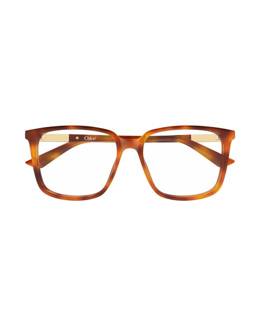 Chloé Black Ch0369O 002 Optical Frames Acetate Transparent Squared