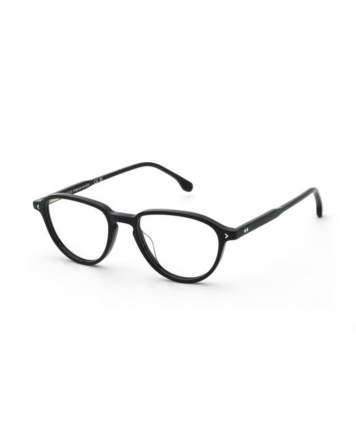 Lozza Black Vl4424 Capalbio 3 700K Optical Frames Acetate Geometric for men