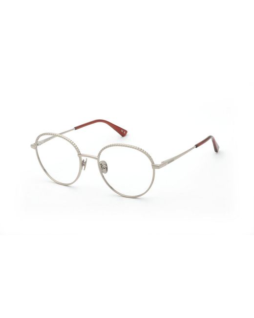 Nina Ricci Black Vnr450 A39 Optical Frames Metal Round
