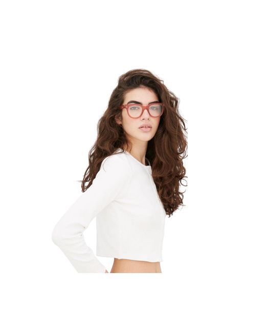 Retrosuperfuture Red 3Le Numero 82 Attuale Optical Frames Acetate Pilot