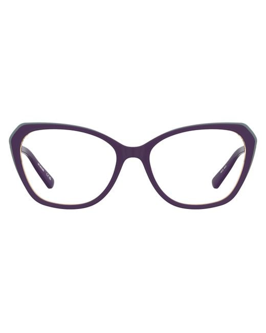Moschino Black Mol653 6Wy Optical Frames Acetate Squared Normal