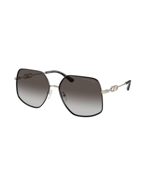 Michael Kors Black Mk1127J Empire Butterfly 10148G Sunglasses Metal Geometric Normal Shaded