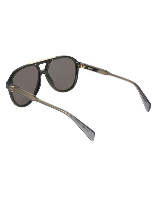 Liu Jo Black Lj821S 001 Sunglasses Bio-Injected Pilot Normal