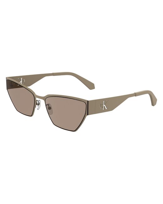Calvin Klein Black Ckj24207S 671 Sunglasses Metal Butterfly Normal