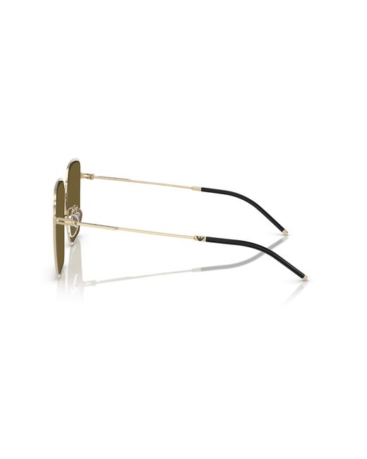 Emporio Armani Black Ea2159D 301373 Sunglasses Metal Squared Normal