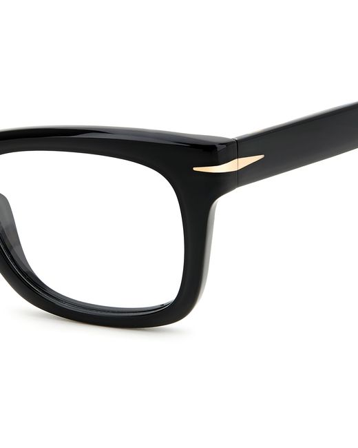 David Beckham Black Db 7105 807 Optical Frames Acetate Geometric for men