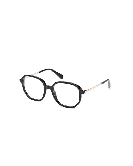 MAX&Co. Black Mo5199 001 Optical Frames Injected Geometric Normal
