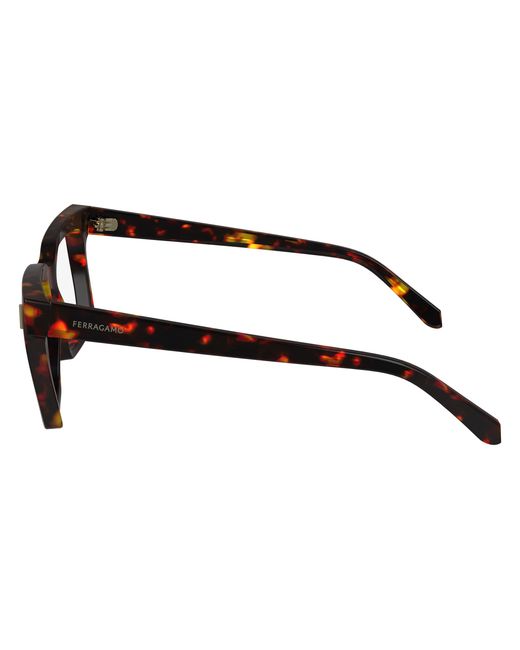 Ferragamo Black Sf2993 242 Optical Frames Acetate Squared Normal Normal