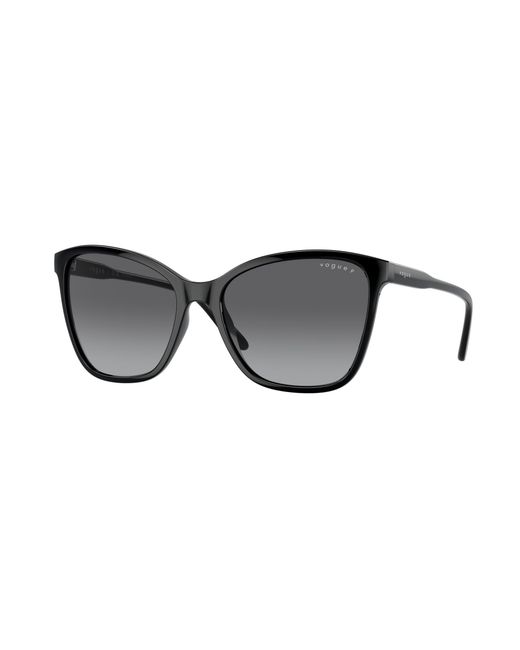 Vogue Eyewear Black Vo5520S W44/T3 Sunglasses Nylon Butterfly Polarized Shaded
