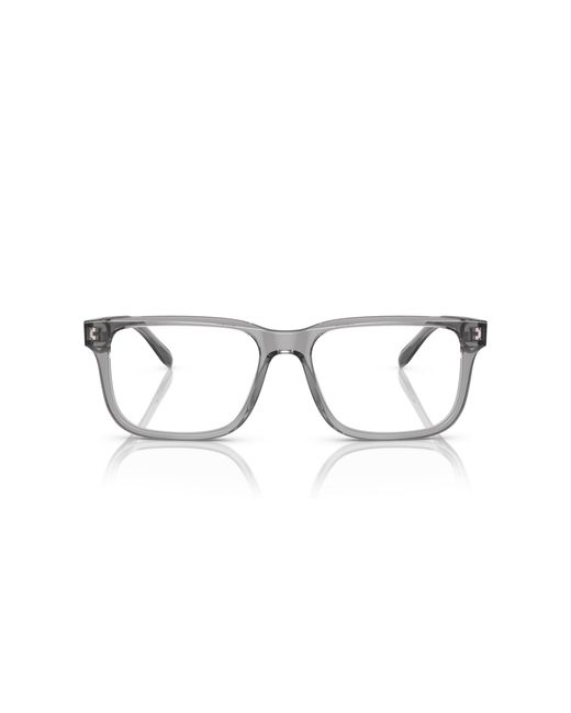 Emporio Armani Black Ea3218 5075 Optical Frames Acetate Transparent Squared Normal for men