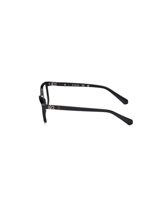 Guess Black Gu50144 001 Optical Frames Acetate Squared Normal
