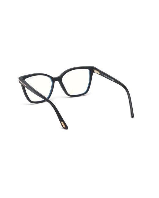 Tom Ford Black Ft5641-B 001 Optical Frames Acetate Squared Normal