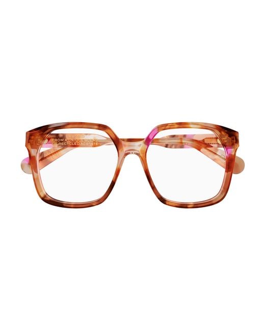 Chloé Black Ch0263O 010 Optical Frames Acetate Transparent Squared
