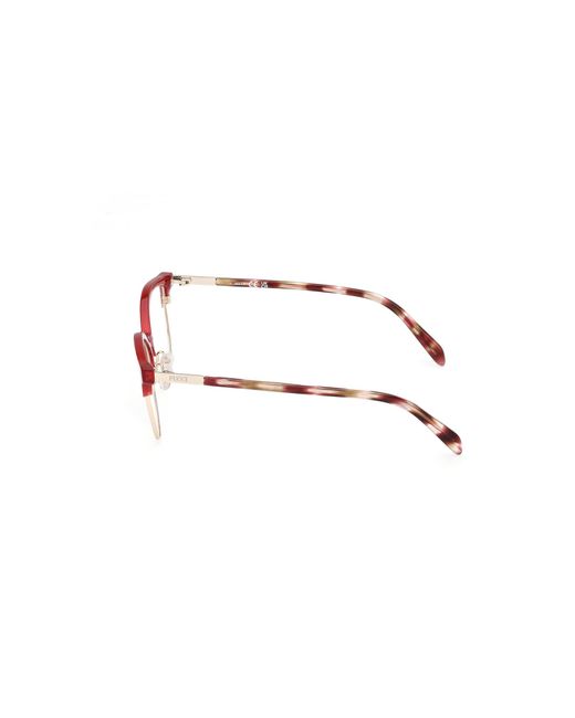 Emilio Pucci Black Ep5259 066 Optical Frames Acetate Round Normal
