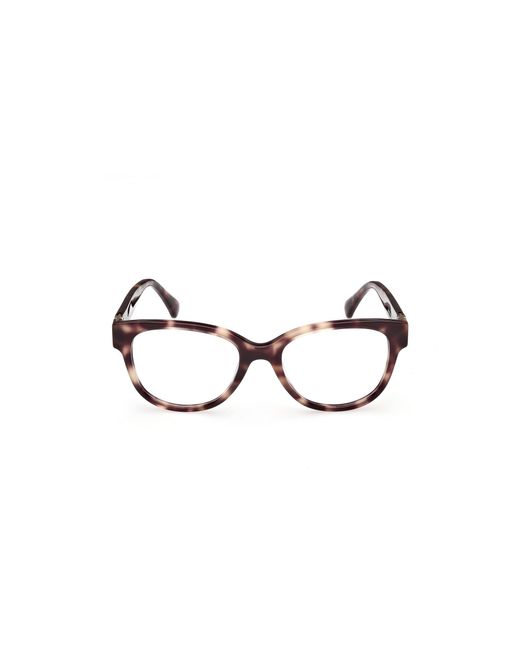 Max Mara Black Mm5229 052 Optical Frames Acetate Round Normal