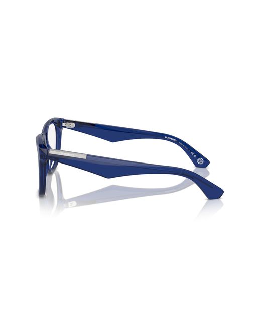 Burberry Black Be2409 4110 Optical Frames Acetate Transparent Squared Normal for men