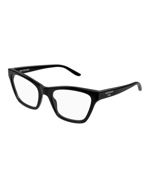 Balenciaga Black Bb0440O 001 Optical Frames Acetate Transparent Cat Eye