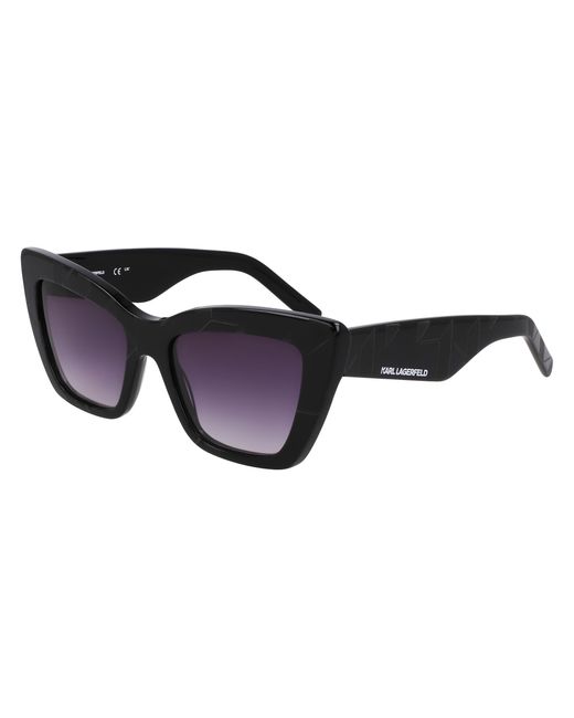 Karl Lagerfeld Black Kl6158S 001 Sunglasses Acetate Cat Eye Normal Normal
