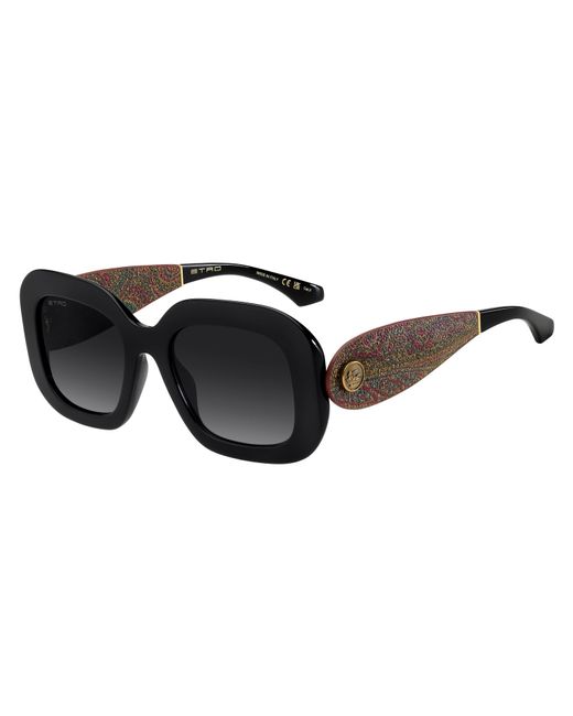 Etro Black 0141/G/S 807/9O Sunglasses Acetate Squared Normal Nuanced