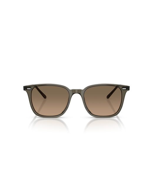 Oliver Peoples Black Ov5614Su Laedin 1820Gn Sunglasses Acetate Squared Polarized Nuanced