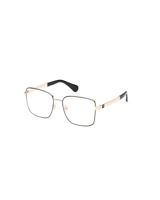 MAX&Co. Black Mo5221 005 Optical Frames Squared Normal