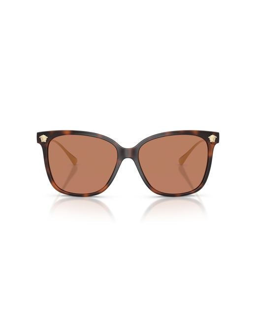 Versace Black Ve4507U 108/73 Sunglasses Injected Squared Normal
