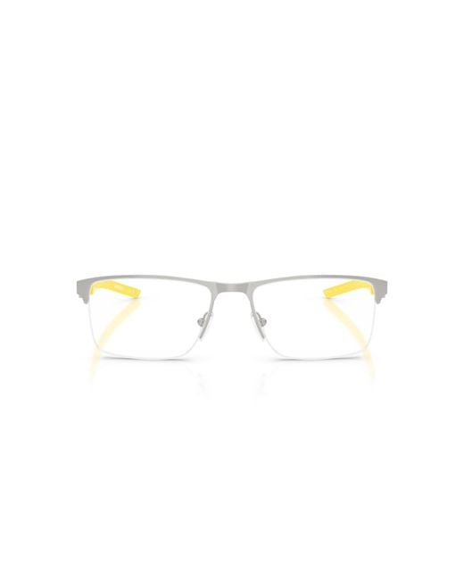 FERRARI SCUDERIA Black Fz7009 103 Optical Frames Metal Squared Normal for men