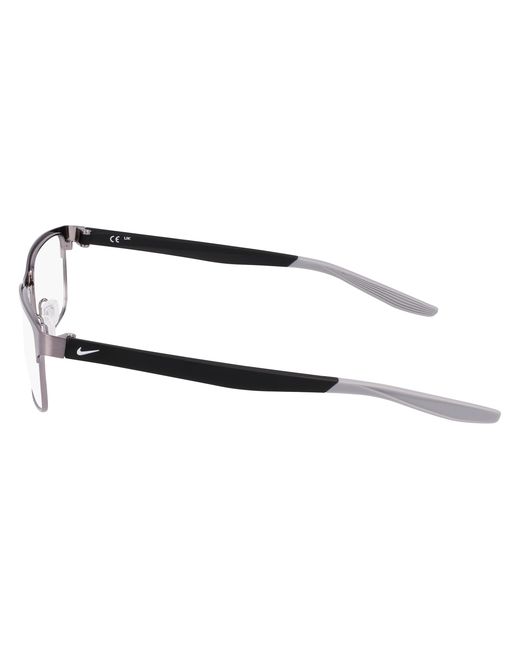Nike Black 8130 070 Optical Frames Metal Squared Normal