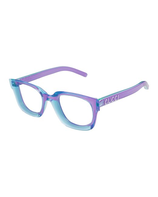 Gucci Black Gg1721O 003 Optical Frames Injected Transparent Squared