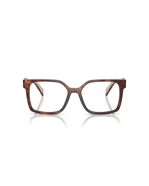 Prada Black Pr B03V 07R1O1 Optical Frames Acetate Squared Normal