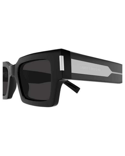 Saint Laurent Black Sl 572 001 Sunglasses Acetate Squared