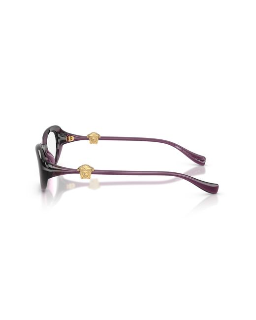 Versace Black Ve3381U 5536 Optical Frames Injected Round Normal