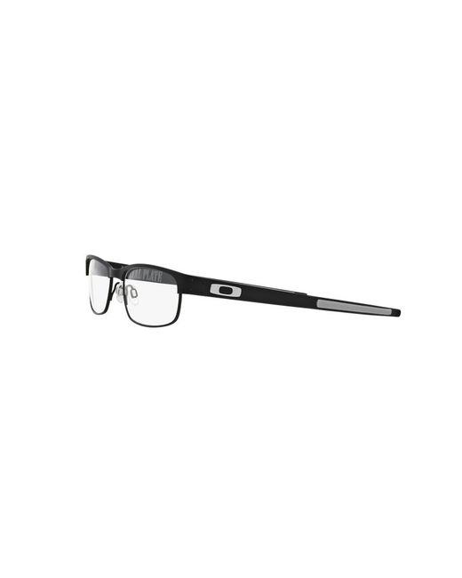 Oakley Black Ox5038 Metal Plate 503801 Optical Frames Titanium Squared for men
