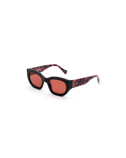 Retrosuperfuture Black 38Y Alva Misterio Sunglasses Acetate Squared Normal
