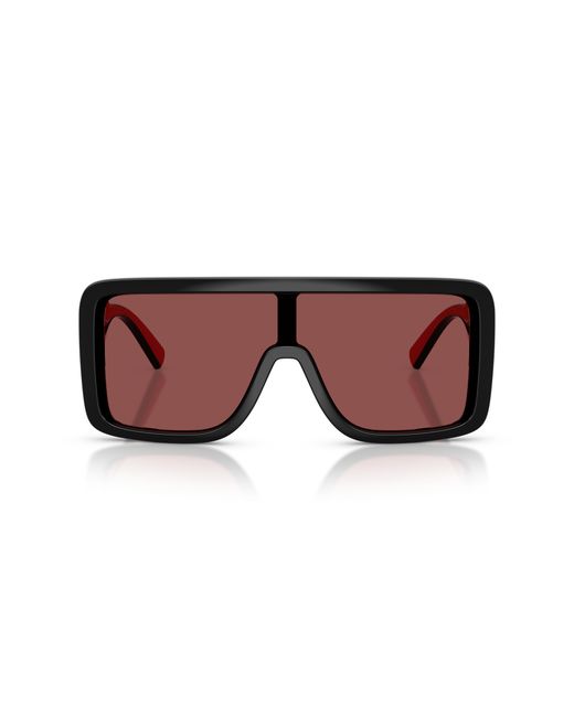 Dolce & Gabbana Black Dg6204 501/75 Sunglasses Injected Squared Normal