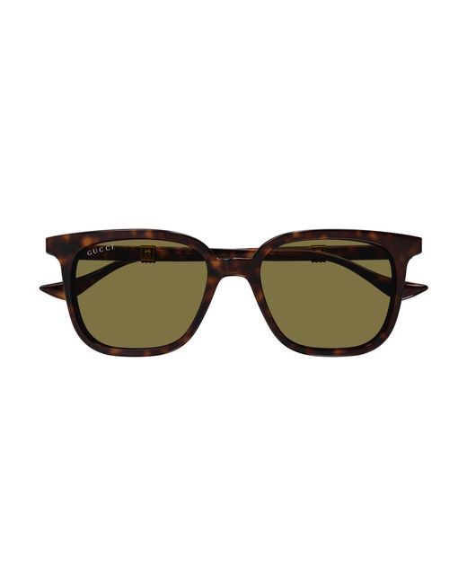Gucci Black Gg1493S 002 Sunglasses Acetate Squared for men