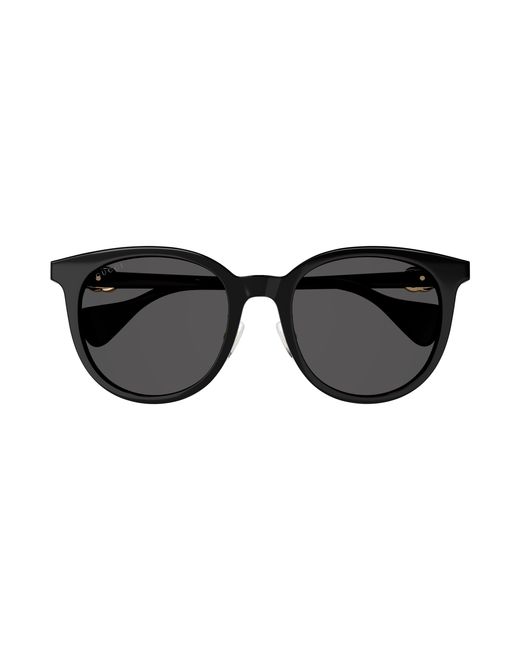 Gucci Black Gg1073Sk 001 Sunglasses Acetate Round Normal