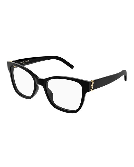 Saint Laurent Black Sl M158 001 Optical Frames Acetate Transparent Cat Eye