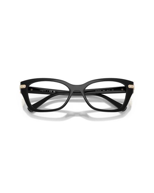 Vogue Eyewear Black Vo5704B W44 Optical Frames Nylon Transparent Cat Eye Normal