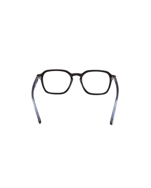 Web Black We5428 005 Optical Frames Acetate Geometric Normal for men