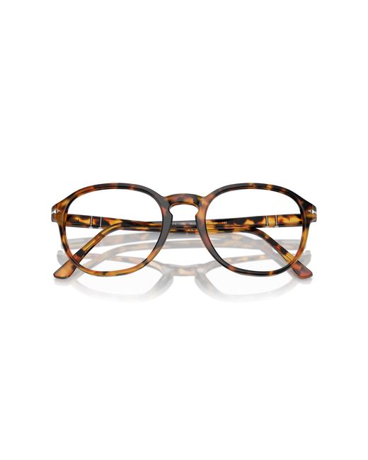 Persol Black Po3343V 1052 Optical Frames Acetate Transparent Pantos Normal