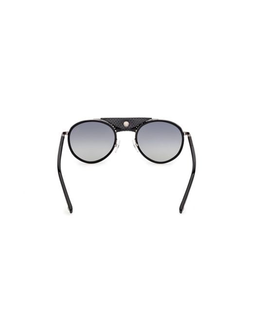 Timberland Black Tb00090 01D Sunglasses Injected Smoke Pilot Polarized for men