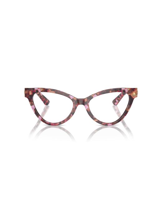Dolce & Gabbana Black Dg3394 3440 Optical Frames Acetate Transparent Cat Eye Normal