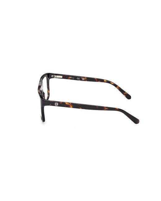 Guess Black Gu50328 052 Optical Frames Acetate Squared Normal for men