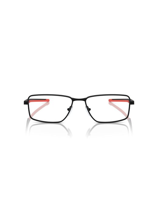 FERRARI SCUDERIA Black Fz7004 101 Optical Frames Metal Squared Normal for men